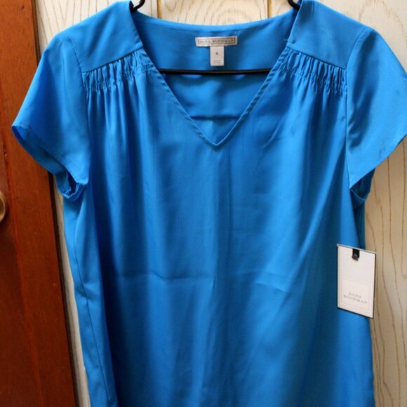 Dana Buchman Women's Short-Sleeved Blouse - New with Tags - Picture 1 of 2